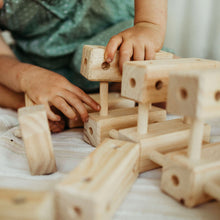 Load image into Gallery viewer, kids wooden building blocks
