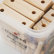 Load image into Gallery viewer, kids wooden building blocks