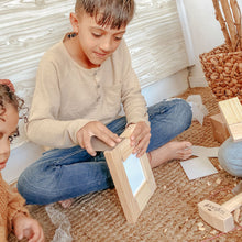 Load image into Gallery viewer, kids wooden picture frame kit