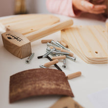 Load image into Gallery viewer, kids wooden tool box kit