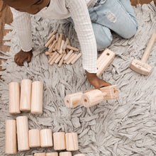 Load image into Gallery viewer, kids wooden building blocks