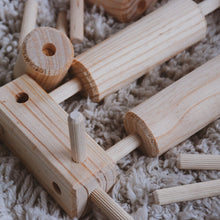 Load image into Gallery viewer, kids wooden building blocks