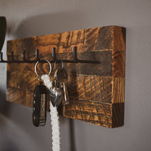 Load image into Gallery viewer, wooden key holder