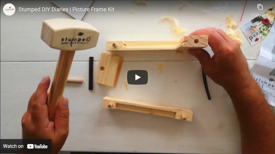 Stumped DIY Diaries | 04 Picture Frame Kit Assembly