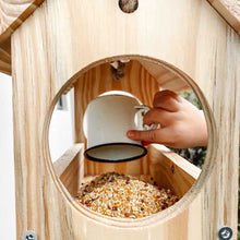 Load image into Gallery viewer, kids wooden bird feeder kit

