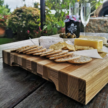 Load image into Gallery viewer, solid wood kitchen charcuterie board
